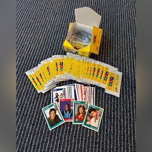 Laffs TV Trading Cards 28 Sealed Packs Family Matters / Full House - 1991 Impel